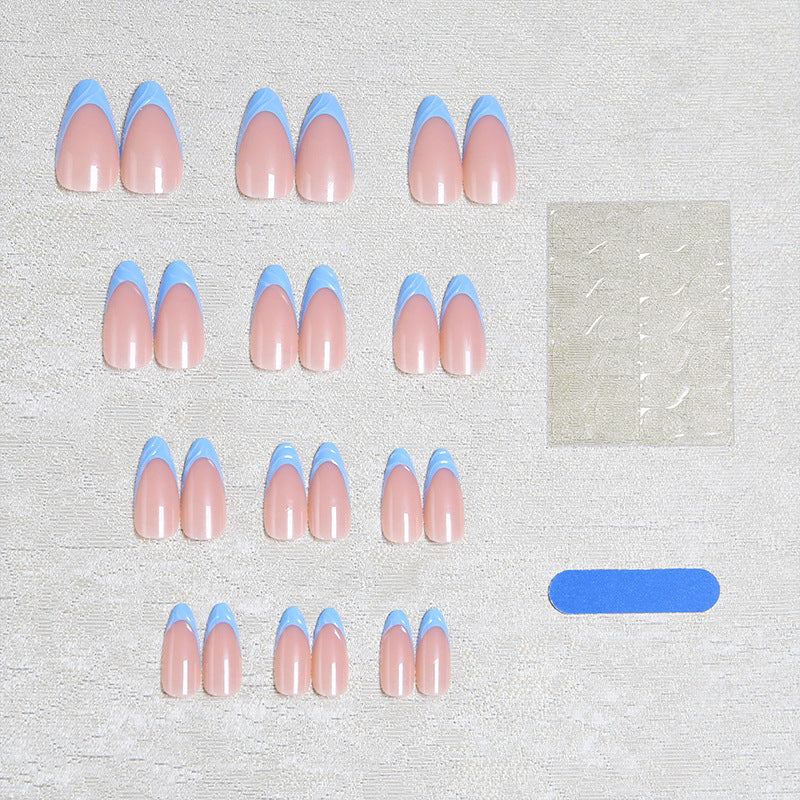 Acrylic nail set with elegant ombre gradients and modern tips Acalora