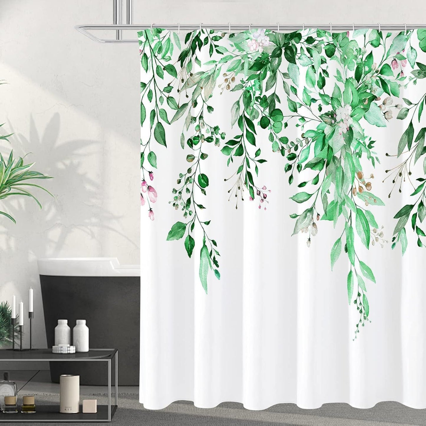 Floral Patterned Shower Curtain