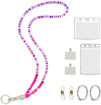 Beaded ID Badge Lanyard Acalora