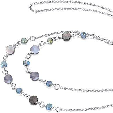 Elegant Beaded Eyewear Chain Acalora