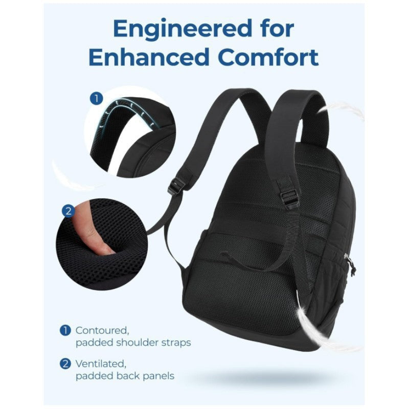Unisex spacious backpack with insulated compartments and ergonomic carrying system Bowlift