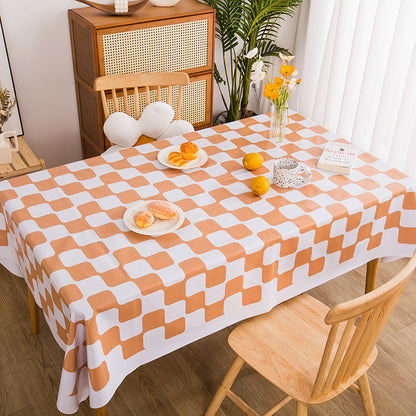Checkered Pattern Tablecloth