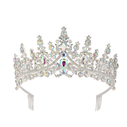 Ladies' Rhinestone Tiara with sparkling gemstone wreath