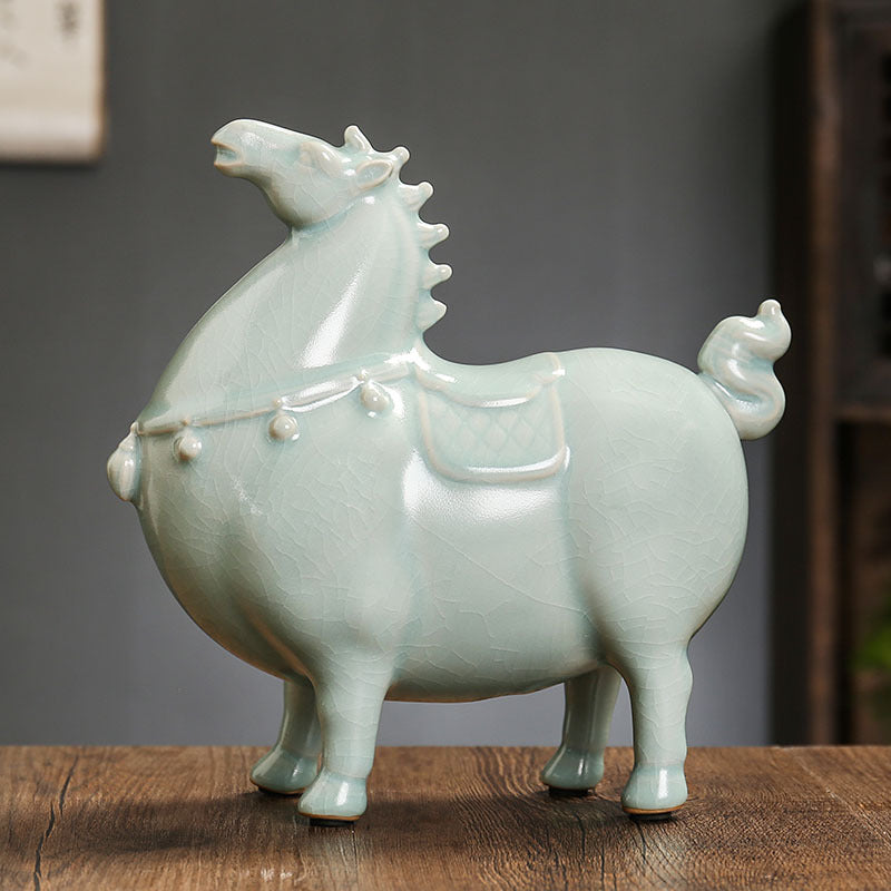 Decorative ceramic horse Acalora
