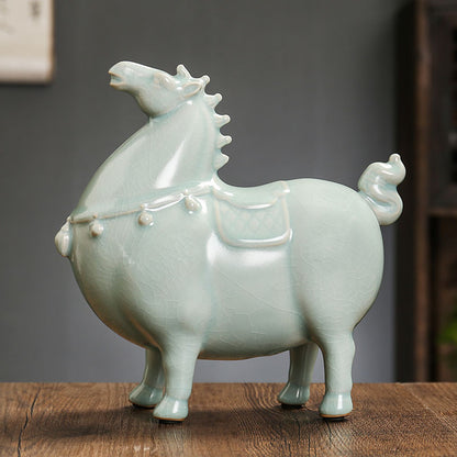 Decorative ceramic horse Acalora