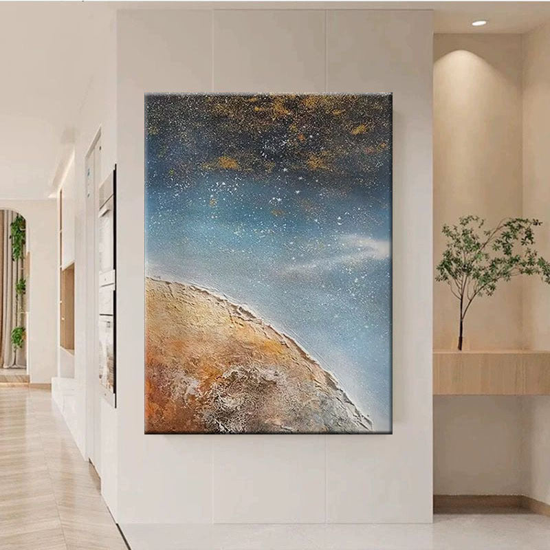 Textured Abstract Wall Canvas Art