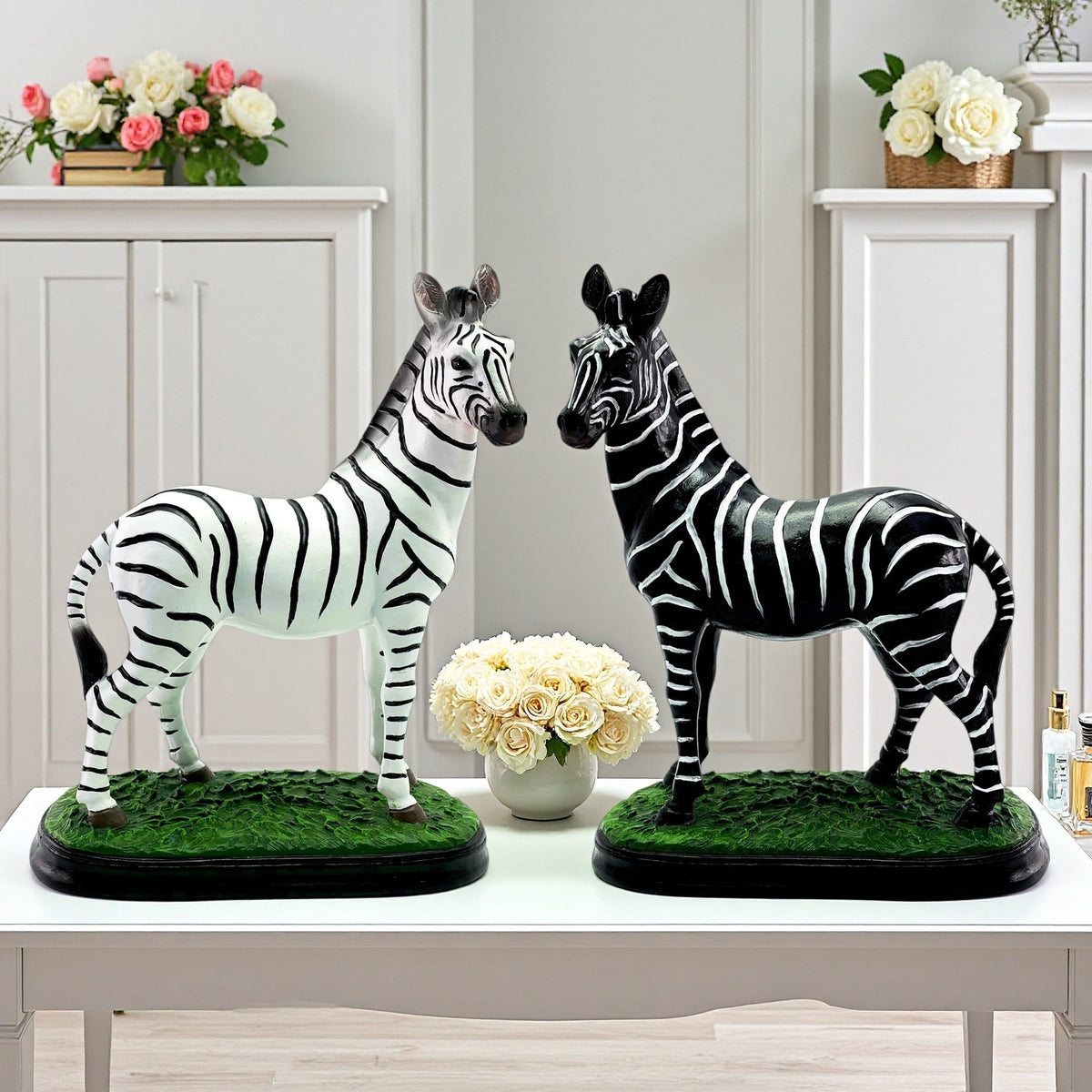 Decorative Zebra Figure Acalora