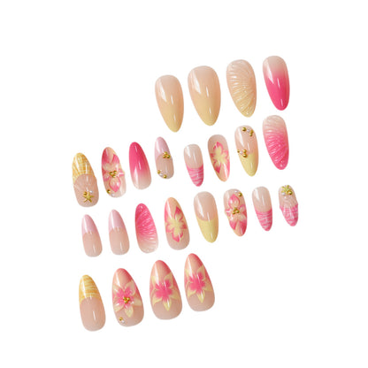 Artistic 3D Shell Press-On Nail Set Acalora