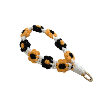Floral Macrame Keychain Holder Acalora