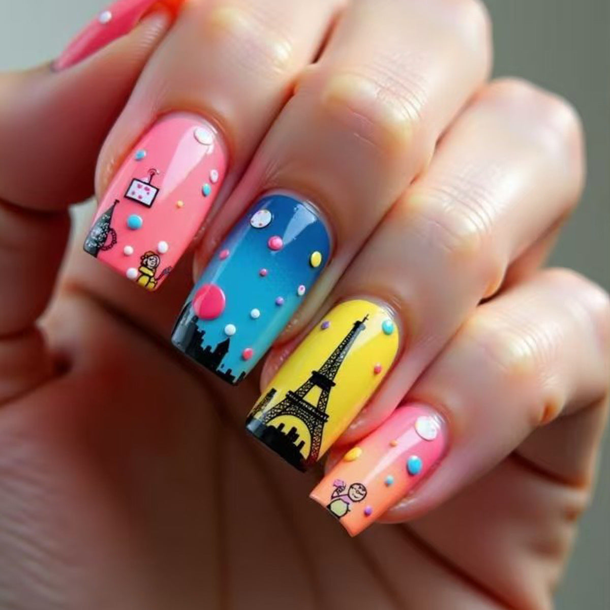 Artistic Scenic Nail Art Acalora