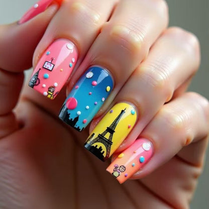 Artistic Scenic Nail Art Acalora