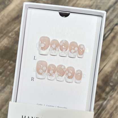 Floral Design Press-On Nail Art Kit Acalora