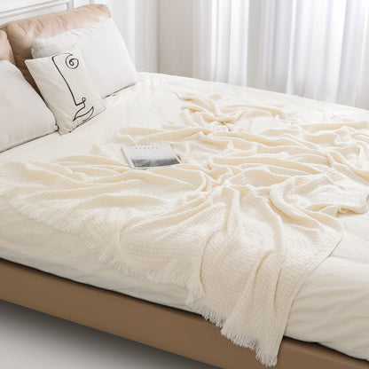 Textured Luxury Throw Blanket
