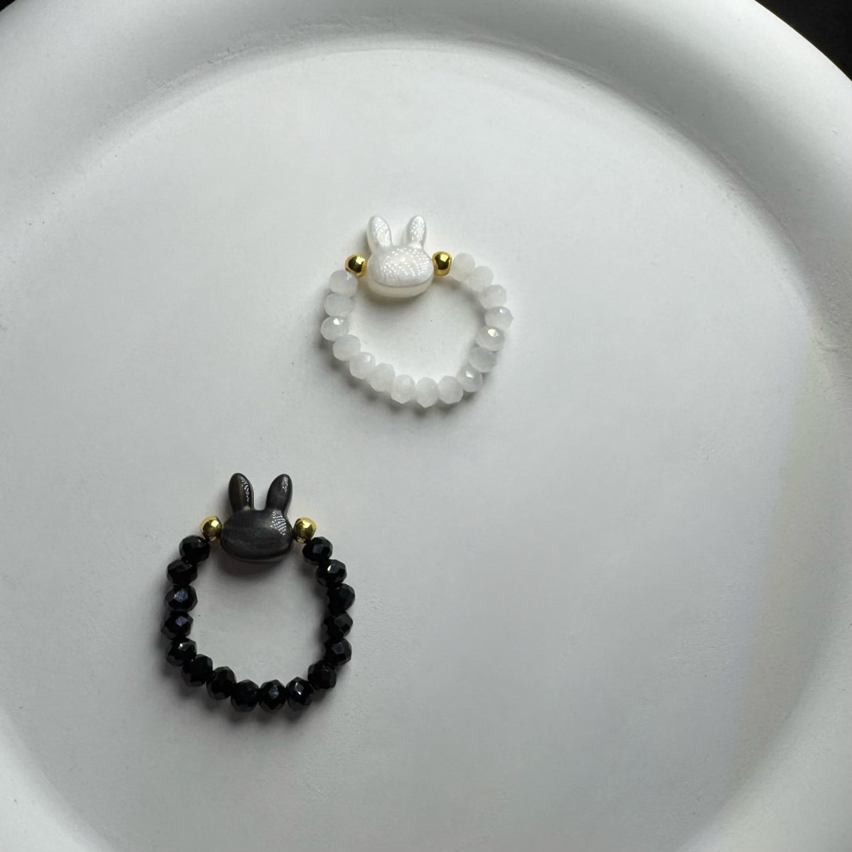 Cute Rabbit Charm Beaded Bracelet Acalora