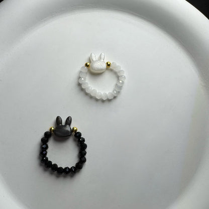 Cute Rabbit Charm Beaded Bracelet Acalora