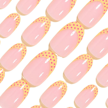Chic Polka Dot Nail Design Acalora