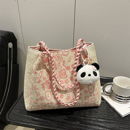 Chic Woven Tote Bag Acalora