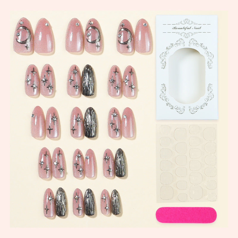 Decorative Cosmic Press-On Nail Set Acalora