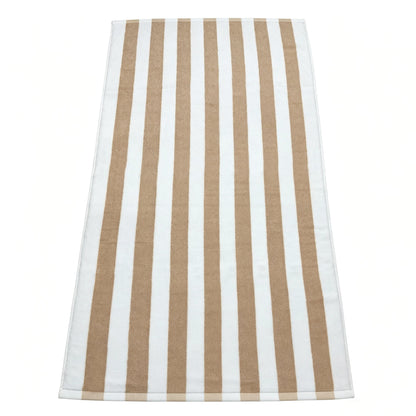 Large Beach Towel With Stylish Stripe Pattern Bowlift