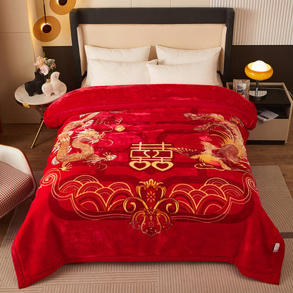 Decorative Fleece Throw Blanket