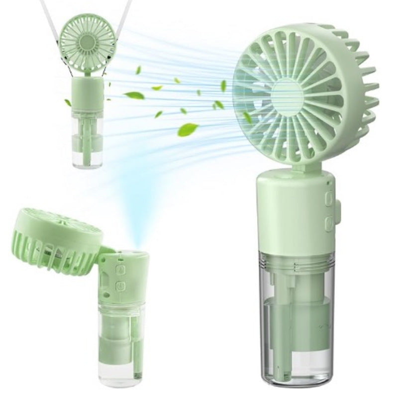 Unisex Portable Mini Fan with Sprayer and Detachable Water Tank USB Charging Skanto