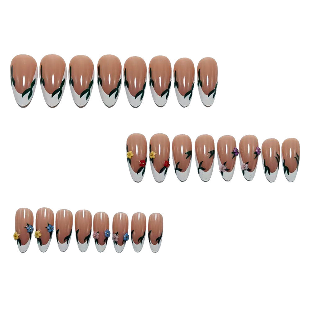 Artificial nails with floral 3D design Acalora 1788232771