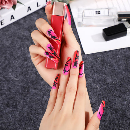 Creative artificial nails in modern palm design Acalora