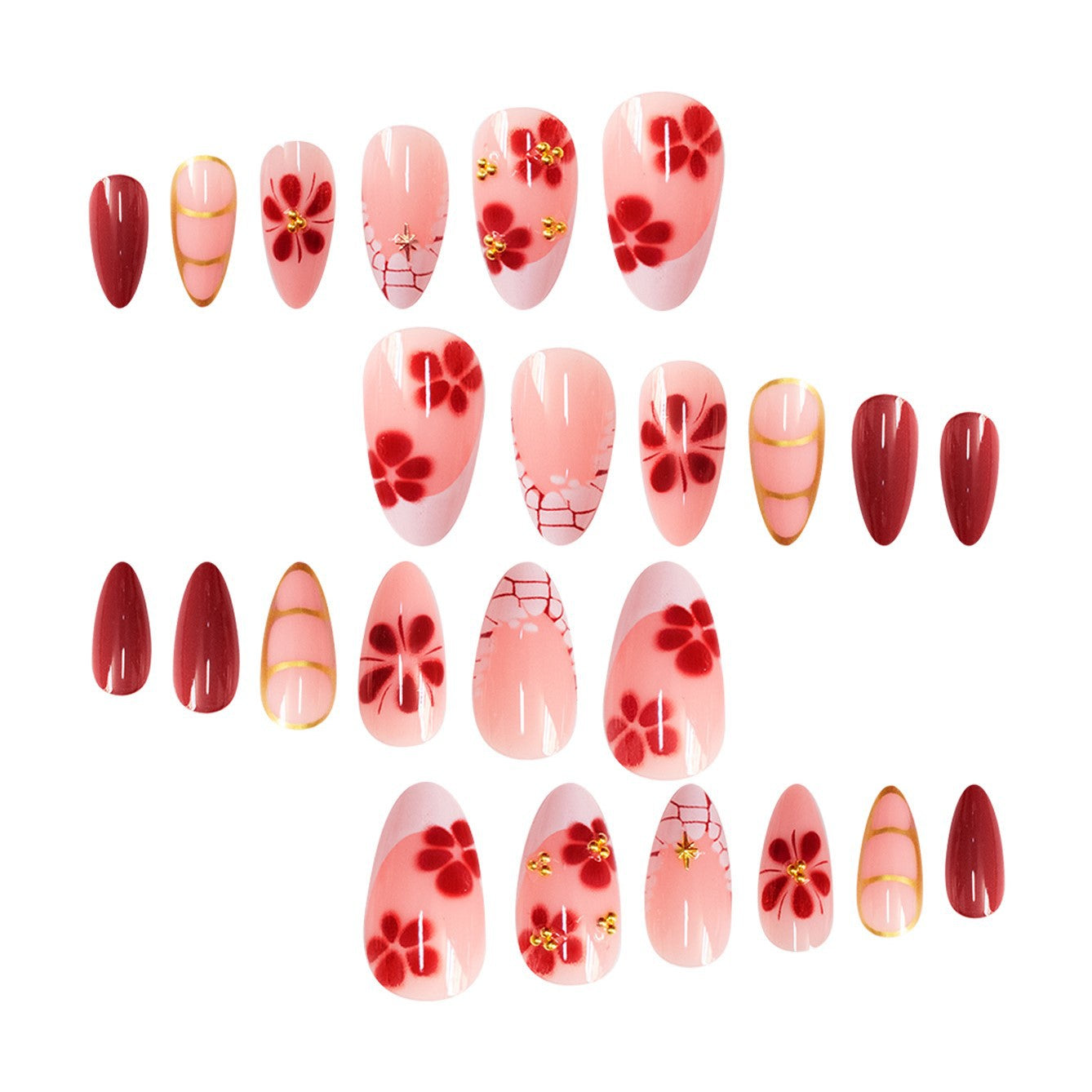 Artistic Elegant Press-On Nails Acalora