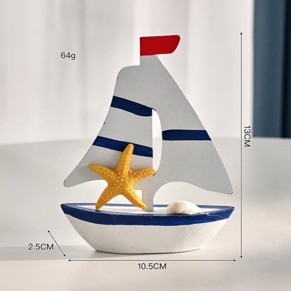 Nautical Sailboat Table Accent