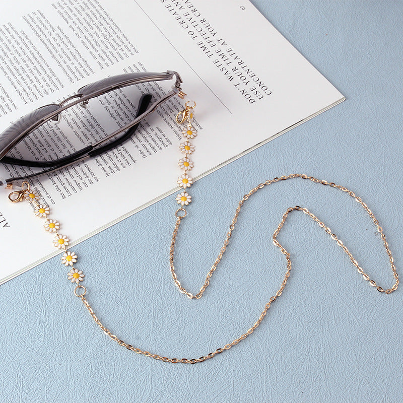 Floral Charm Eyewear Chain Acalora