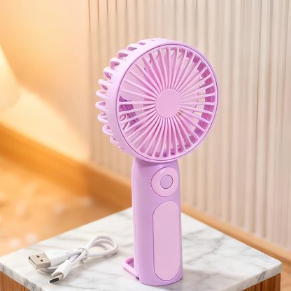 Ladies' Portable Handheld Fan with Ergonomic Handle Karnz