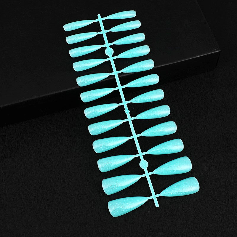 Glittering artificial nails in elegant design Acalora