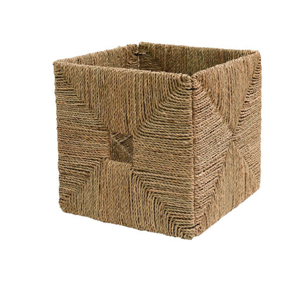 Rectangular Natural Fiber Storage Basket Acalora