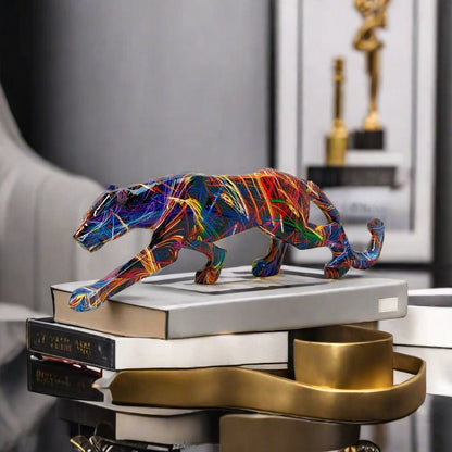 Decorative Panther Sculpture Acalora