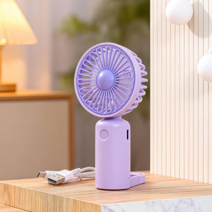 Women's Portable Table Fan with Multi-Speed Control and USB Port Karnz