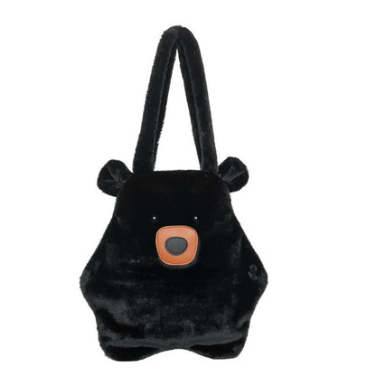 Plush Bear-Themed Tote Bag Acalora
