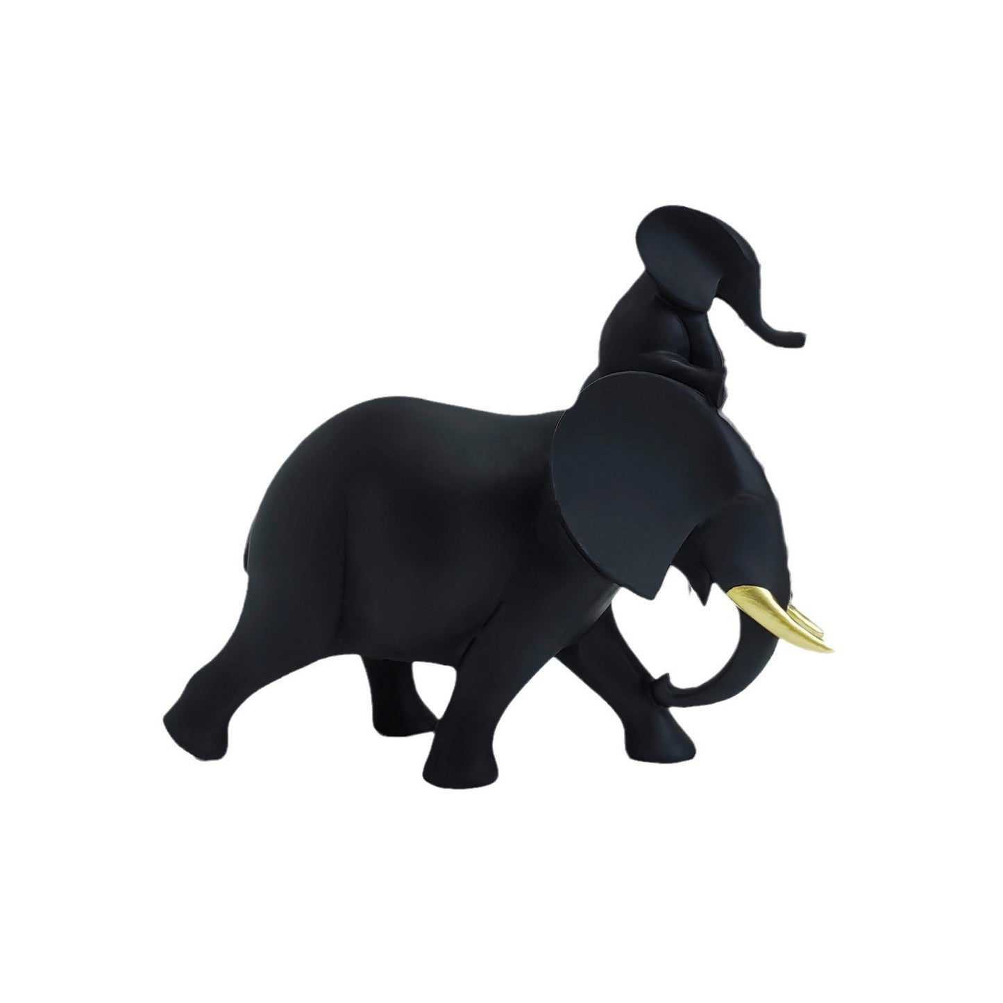Decorative Elephant Family Sculpture Acalora