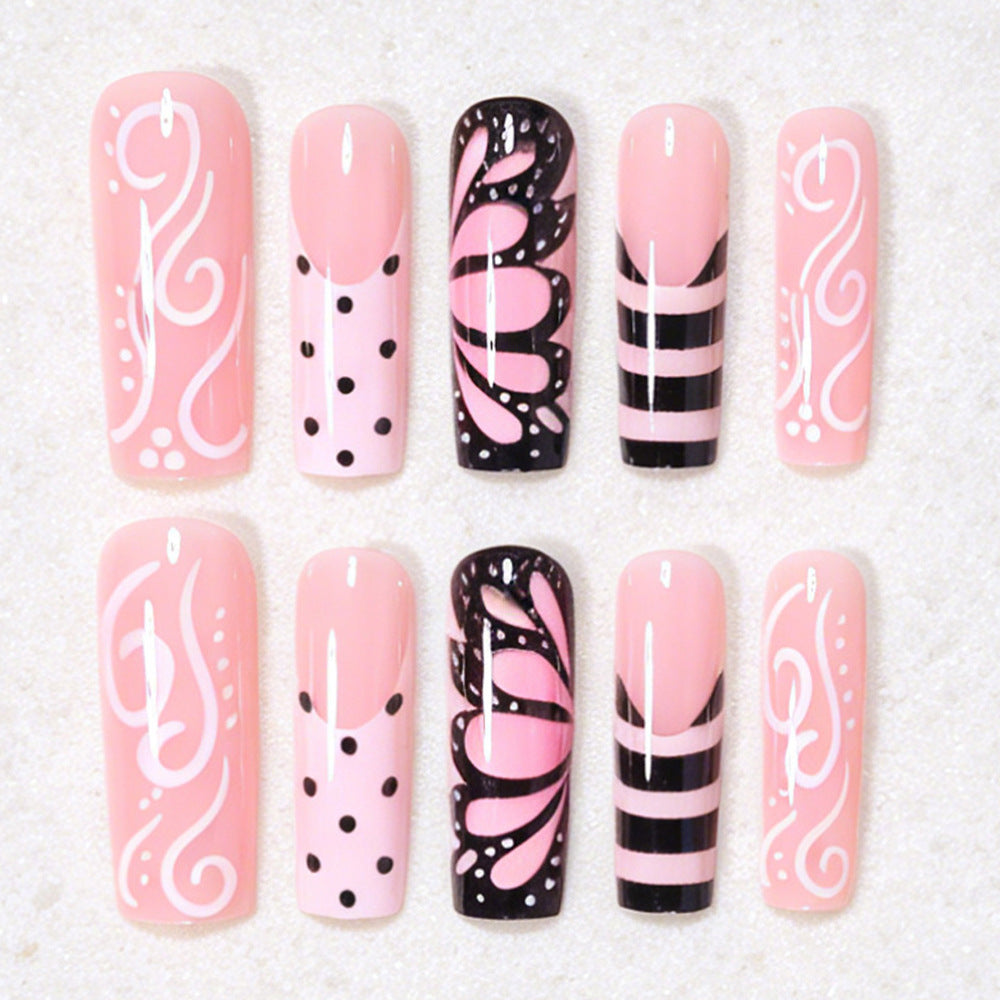 Artistic Butterfly Nail Design Acalora