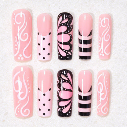 Artistic Butterfly Nail Design Acalora