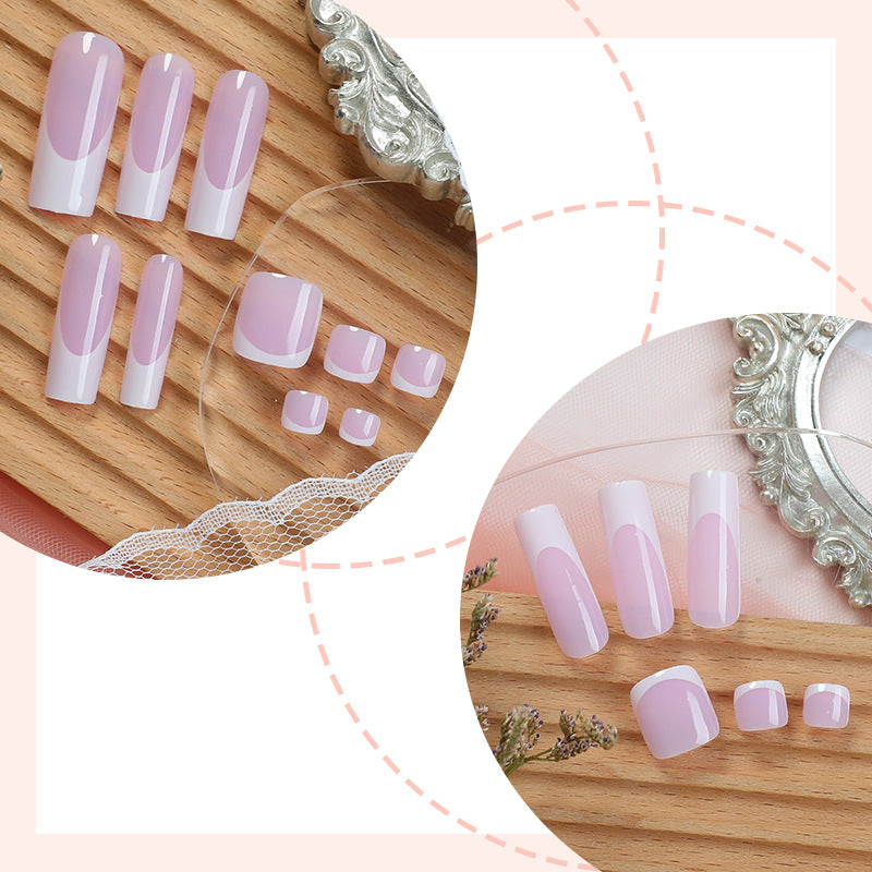Elegant Sculpted Press-On Nail Art Set Acalora