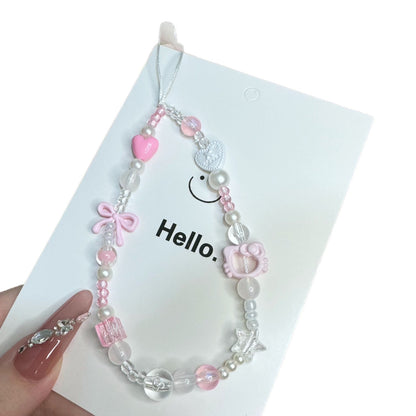Charm Beaded Phone Necklace Acalora