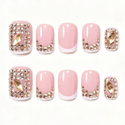 Elegant Decorative Press-On Nail Art Acalora