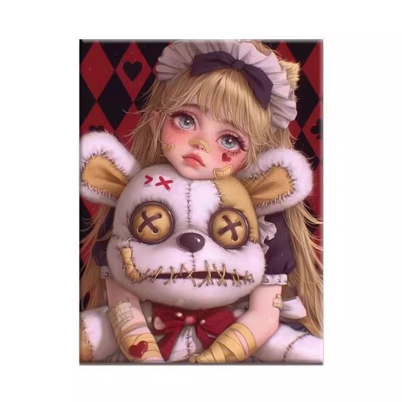 Whimsical Illustrated Fantasy Canvas Art