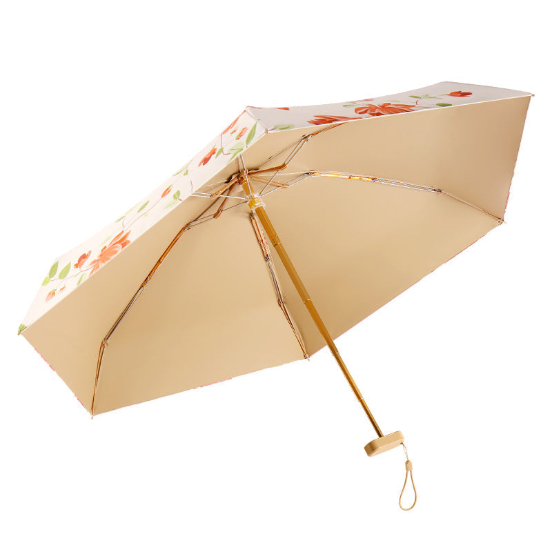 Women's Automatic UV Protection Umbrella with Compact Carry Bag Skanto
