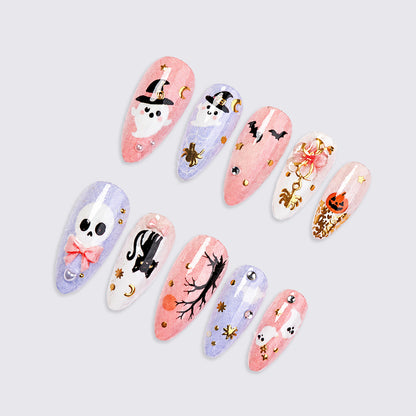 Halloween-Themed Press-On Nail Art Set Acalora 1788495348