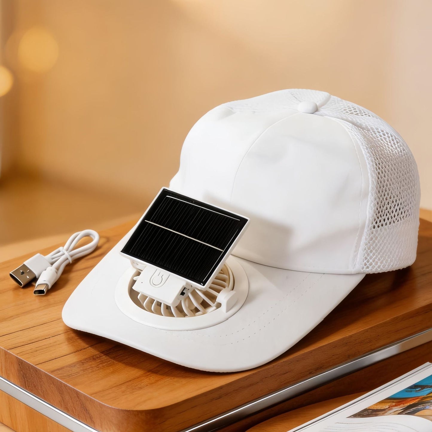 Unisex Cooling Hat with Integrated Solar Fan Karnz