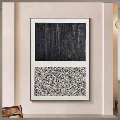 Abstract Canvas Wall Art with Textured Detail