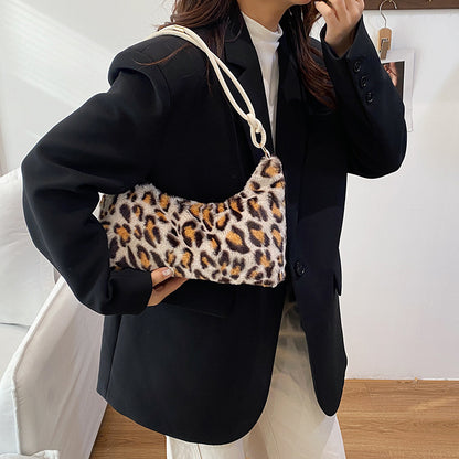 Chic Faux Fur Crossbody Bag Acalora