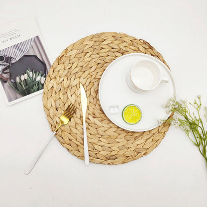 Rustic Round Weaving Coaster Acalora