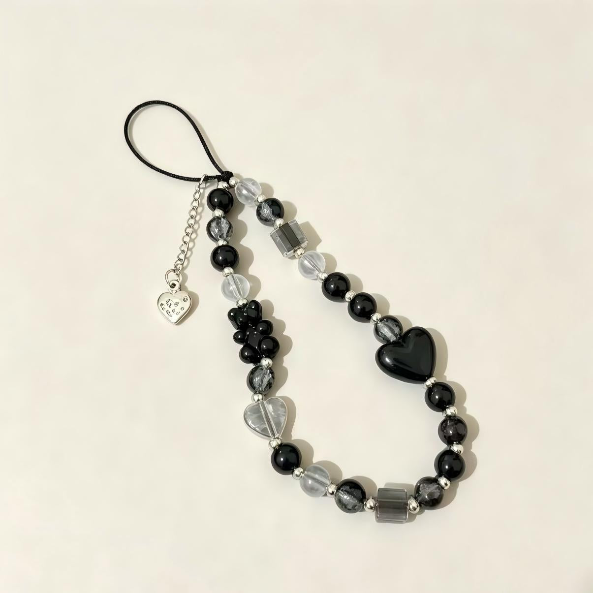Heart-Themed Beaded Necklace Acalora